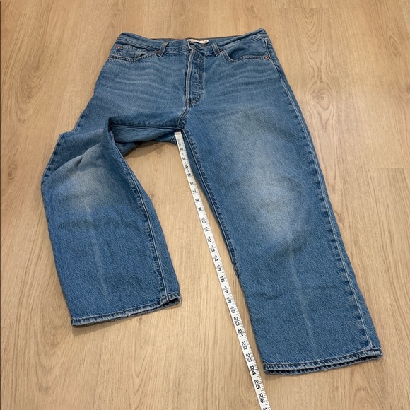 Levi’s size 31 Ribcage Straight Classic Blue Jeans - Picture 2 of 7